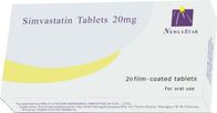 La riduzione dei lipidi droga i farmaci orali degli agenti, compressa di mg di simvastatine 20