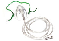 Colore trasparente della maschera di ossigeno semplice eliminabile dell'apparecchio medico del PVC