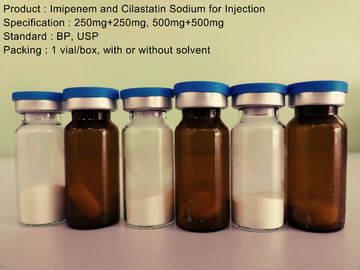 Sodio asciutto di cilastatine di Imipenem degli antibiotici dell'iniezione della polvere di USP