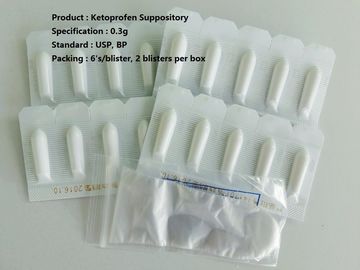 Anti farmaco infiammatorio di ketoprofene della supposta di uso rettale di sollievo dal dolore 0.3g