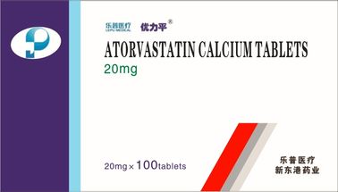 Il calcio orale ipolipidico atorvastatine/della medicina riduce in pani 10mg 20mg 10x3 10x10