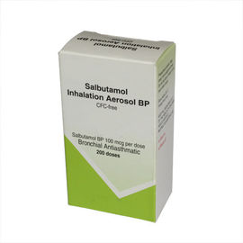 Inalatore 100mcg dello spruzzo di asma del farmaco dell'aerosol del solfato di salbutamolo