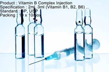 iniezione parenterale del complesso delle vitamine B del piccolo volume di 2ml 3ml per gli esseri umani 