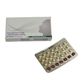 L'estradiolo di Ethinyl e di levonorgestrel riduce in pani farmaci orali contraccettivi 0.15mg + 0.03mg