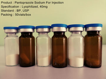 Iniezione della polvere/sodio liofilizzati di pantoprazolo per anti anti riflusso acido dell'iniezione 40mg