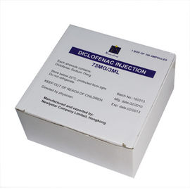 Analgesico parenterale 75mg/3ml del piccolo volume dell'iniezione del sodio di Diclofenac antinfiammatorio