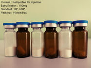 Iniezione 100mg di ketoprofene di NSAIA che ricostituisce i farmaci in polvere