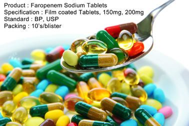 Il sodio di Faropenem riduce in pani i confetti, 150mg, antibiotici orali dei farmaci 200mg