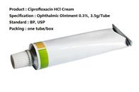 Medicina oftalmica 0,3% dell'HCl della ciprofloxacina 3,5 g/Tube, unguento crema oftalmico