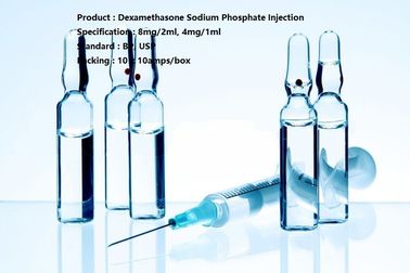 dosaggio parenterale dell'iniezione del fosfato di sodio del desametasone del piccolo volume 4mg/1ml 