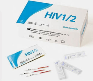 L'iso certifica il dispositivo rapido della prova del Hiv di analisi del sangue 2 NCU/Ml del corredo/del test HIV