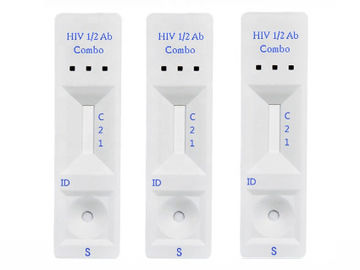 L'iso certifica il dispositivo rapido della prova del Hiv di analisi del sangue 2 NCU/Ml del corredo/del test HIV