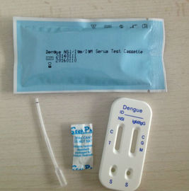 Carte rapida medica della prova di Igg/Gm di colore bianco dimensione ISO13485 4.0mm/di 3.0mm