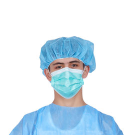 Amichevole eco- non tessuto medico respirabile dei cappucci degli abiti chirurgici della maschera di protezione