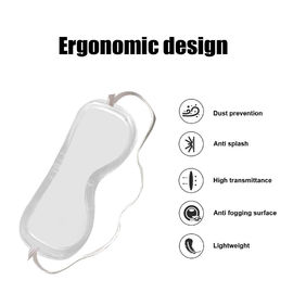 Occhiali di protezione resistenti chimici del PVC