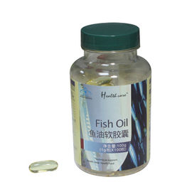 L'olio di pesce molle del cappuccio dell'alimento salutare completa l'olio di pesce Softgels DHA+EPA 1g/pill