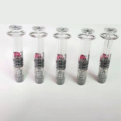 Siringa di vetro eliminabile riempita serratura di Luer 0.5ml 1ml per l'olio di Cbd